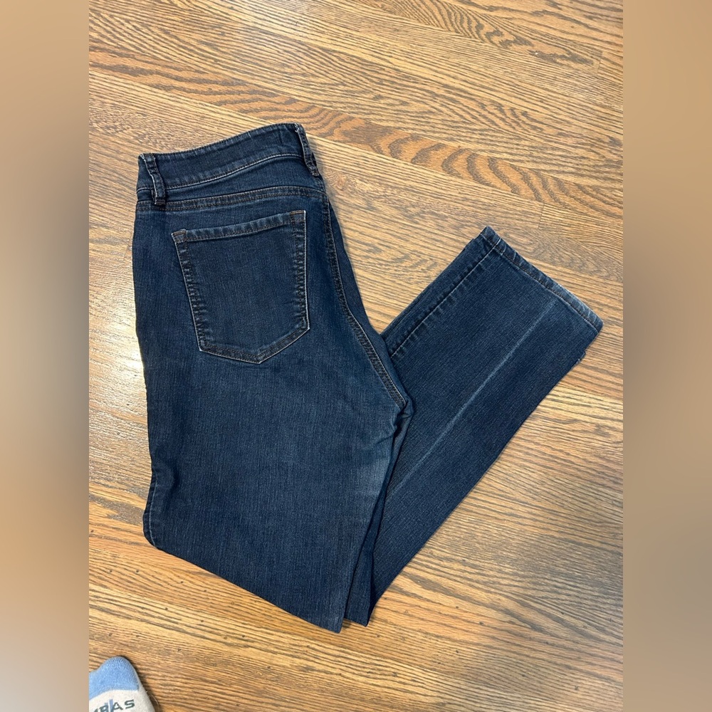 Ann Taylor Loft Dark Blue Denim Jeans